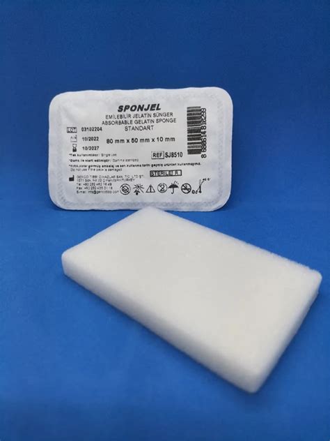 Hemostatic Absorbable Gelatin Sponge 10x10x10 Mm Dental Buy Medical