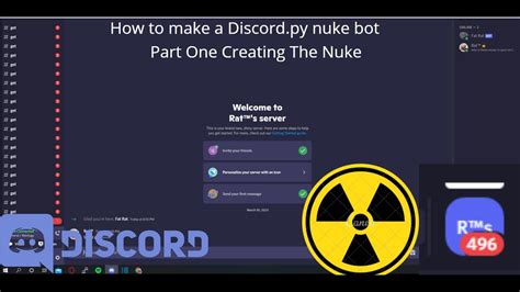 How To Make A Discord Nuke Bot With Python Part 1 Nuking Command Youtube