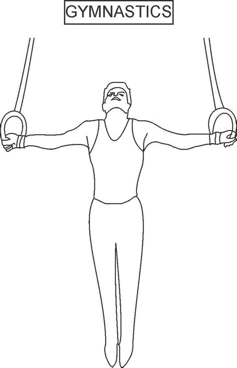 Free Printable Gymnastics Coloring Pages For Kids