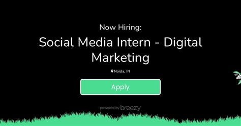 Social Media Intern Digital Marketing At Taazaa