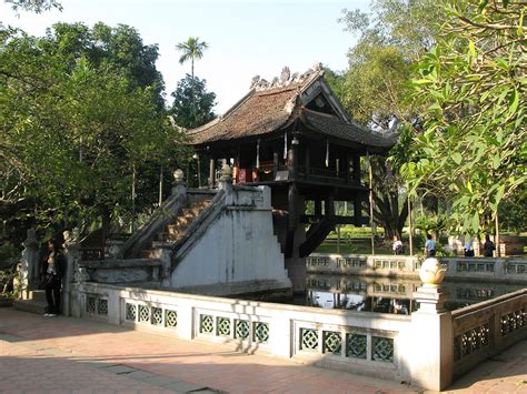 Chua Mot Cot A Thousand Years Old Lotus Of Hanoi Capital Vietnam