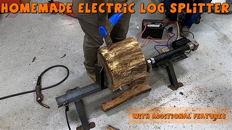 Making A Homemade Electric Log Splitter Did We Just Make The World S