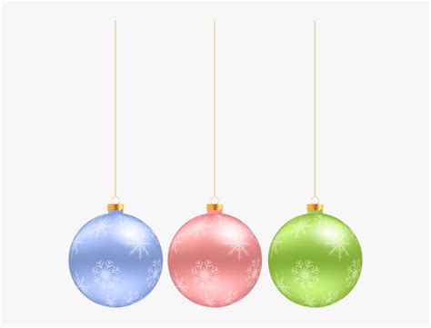 Christmas Hanging Ornaments Clip Art Image - Hanging Christmas ...