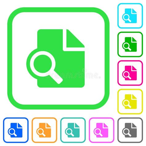 Preview Vivid Colored Flat Icons Stock Vector Illustration Of