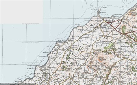 Old Maps Of Penrhyn Cwmistir Gwynedd Francis Frith