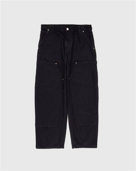 Carhartt Wip Double Knee Pant Black Rinsed Highsnobiety Shop