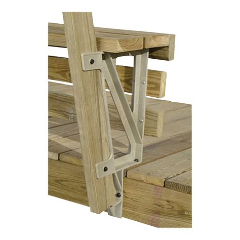 2x4 Basics Deck Bench Brackets — Sand 2 Pk Model 90168 Northern