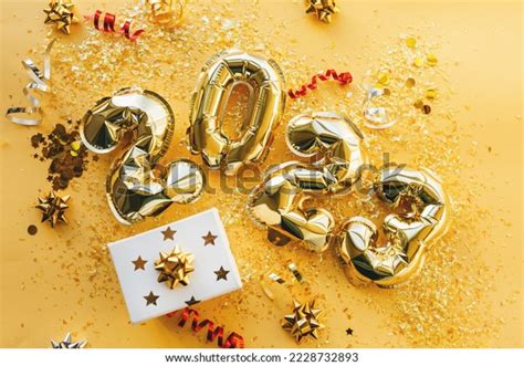 Gold Foil Balloons Form Numbers 2023 Stock Photo 2228732893 | Shutterstock