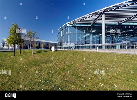 Cardiff International Swimming Pool, Sports Village, Cardiff Bay, Wales Stock Photo - Alamy