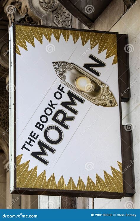 The Book of Mormon at the Prince of Wales Theatre Editorial Stock Photo ...