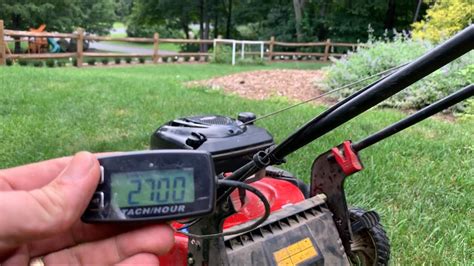 How To Adjust The Engine Speed On A Lawn Mower With A Briggs And Stratton Engine Youtube