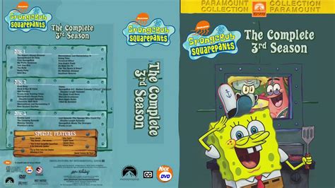 Spongebob Squarepants The Complete Rd Season Dvd April