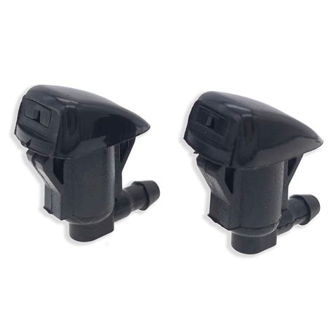 Pair Front Windshield Wiper Washer Nozzle Jet Spray Hood For Pontiac