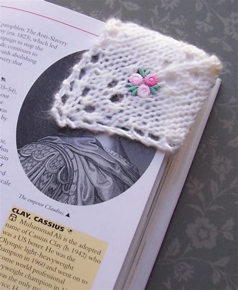 8 Free Knitted Bookmark Patterns Yasmeenshay