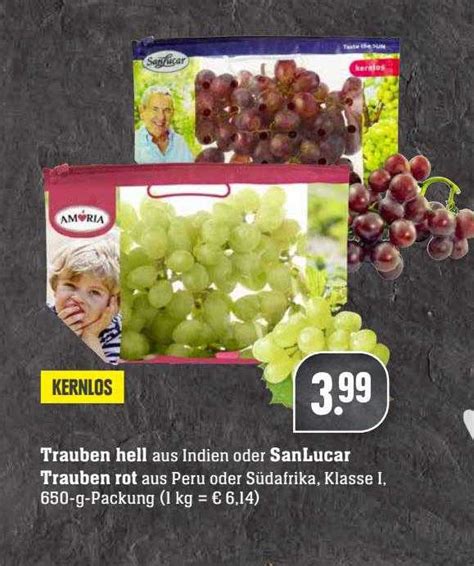 Trauben Hell Oder Sanlucar Rot Angebot Bei Scheck In Center 1Prospekte De