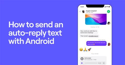 How To Auto Reply Text With Android Tips Tricks And Apps Openphone Blog