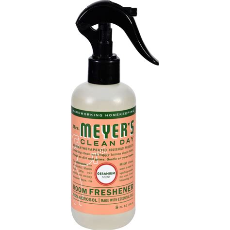 Mrs Meyers Clean Day Room Freshener Spray Bottle Geranium Scent 8