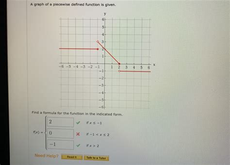 Answered A Graph Of A Piecewise Defined Function Bartleby