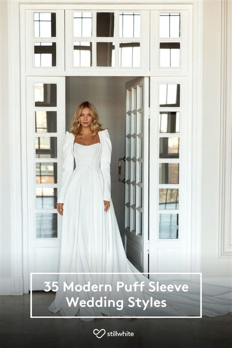 Modern Puff Sleeve Wedding Styles The Stillwhite Blog Black