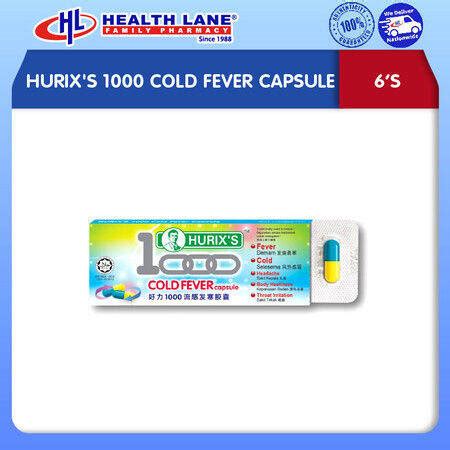 HURIX S 1000 COLD FEVER CAPSULE 6 S Lazada