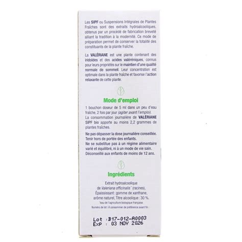 Sipf Val Riane Sommeil Ml Synergia Illicopharma