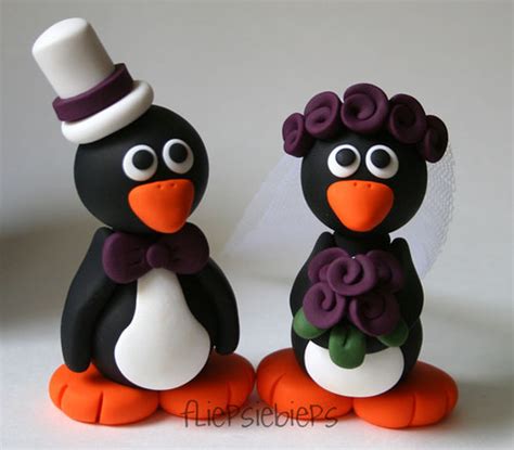 Penguin Wedding Cake Topper Esther Flickr