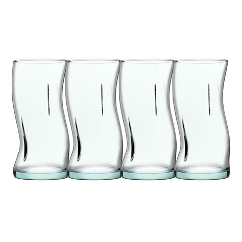 Long Drink Glasses 4 Set Amorf 440 Ml Beer Tap Uk