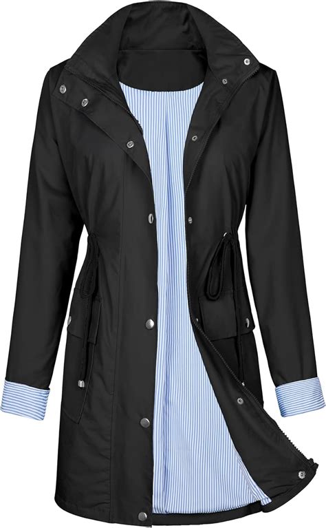 Zando Raincoat For Women Rain Jackets For Women Waterproof Lightweight Windbreaker