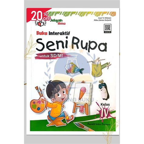 Jual Buku Interaktif Seni Rupa Kelas 4 SD MI Kurikulum Merdeka Intan