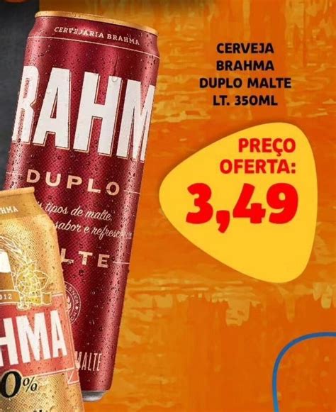 CERVEJA BRAHMA DUPLO MALTE LT 350ML Oferta Na Trimais Supermercado