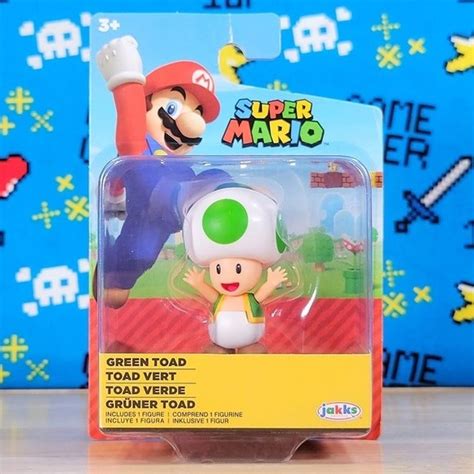 Jakks Pacific Toys Jakks Pacific Super Mario Green Toad 25 Nintendo