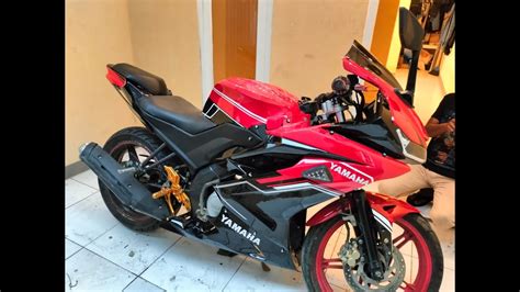 Yamaha Vixion Jadi Ganteng Begini Modif R15 V3 Asli Keren Gaes YouTube