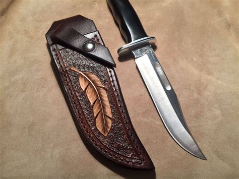 Custom Leather Sheath For A Buck 119 Knife Sheath Only Etsy