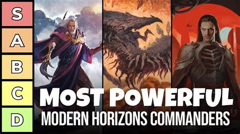 The Most Powerful Commanders Of Modern Horizons Power Tier List