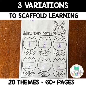 Auditory Drill Template For Orton Gillingham And Structured Literacy