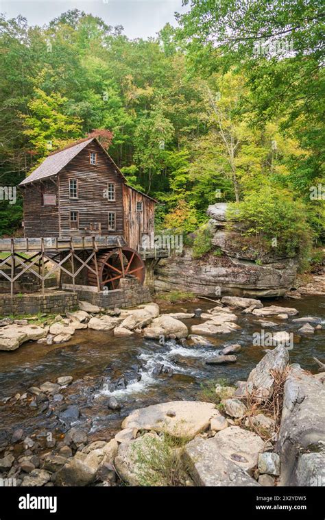 The Glade Creek Grist Mill Babcock State Park In State Park In Clifftop