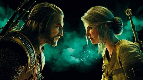 Download Witcher 4k Geralt And Ciri Wallpaper