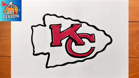 How To Draw Kansas City Chiefs Logo Youtube