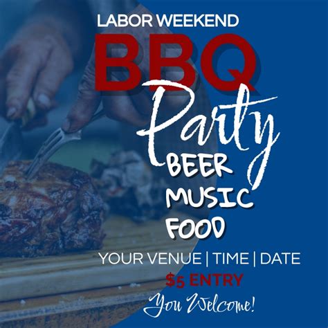 Labor day Bbq Template | PosterMyWall