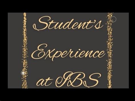 Students Experience At Ibs Pune Youtube