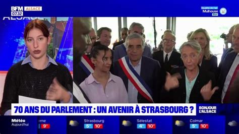 Ans Du Parlement Europ En Lisabeth Borne Attendue Strasbourg C