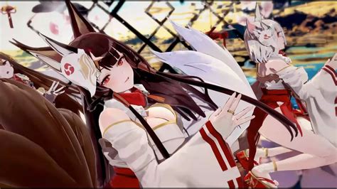 Ai Ijn Akagi Kaga Amagi Mmd Azurlane