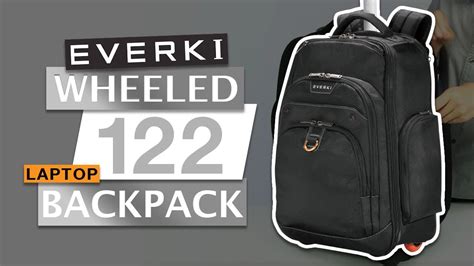 EVERKI Atlas Wheeled Laptop Backpack 13 Inch To 17 3 Inch Adaptable