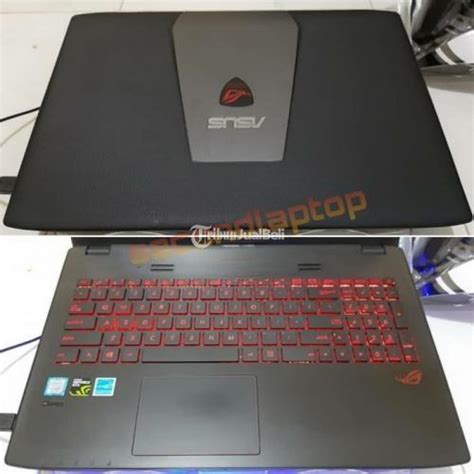 Laptop Asus Rog Gl Vxk Kabylake Gaming Desain Mulus Normal Di Jakarta