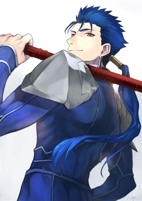 Lancer【fatestay Night】 Personagens Masculinos Anime Personagens De Rpg