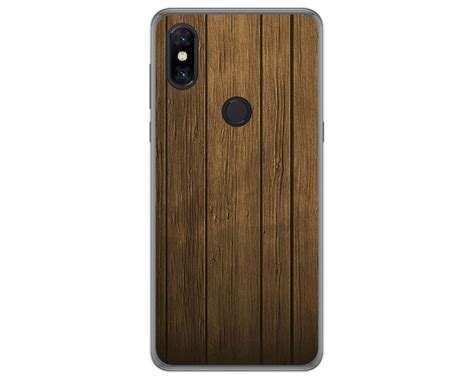 Funda Gel Tpu para Xiaomi Mi Mix 3 diseño Madera Dibujos Fundas