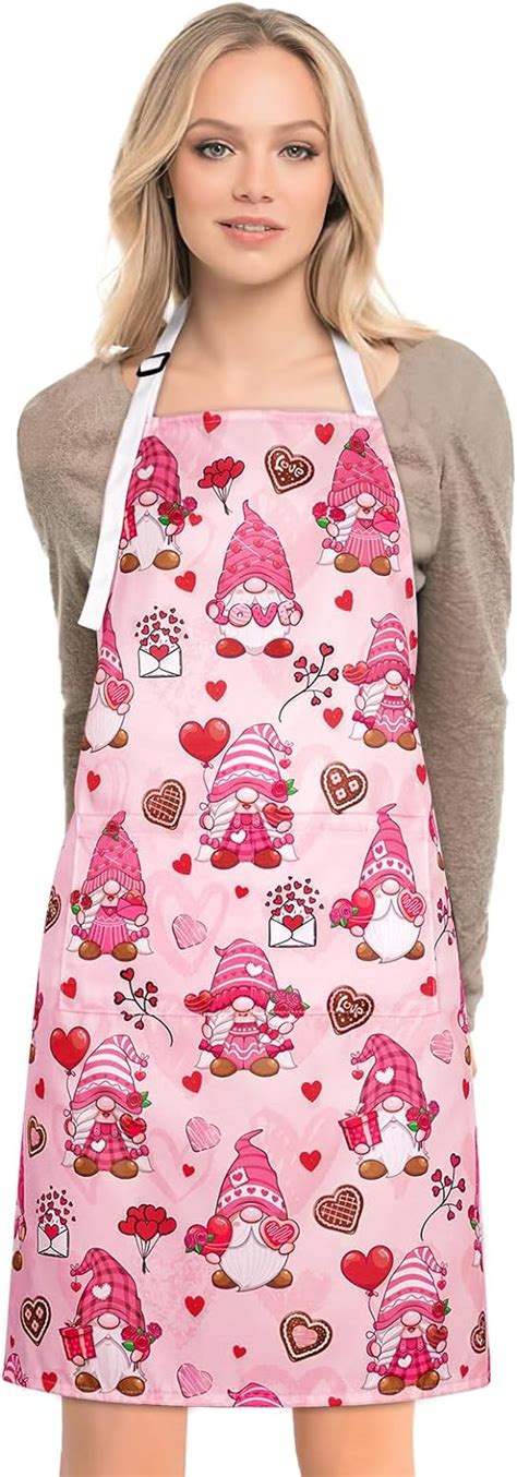 Aspmiz Valentines Day Aprons For Women With Pockets