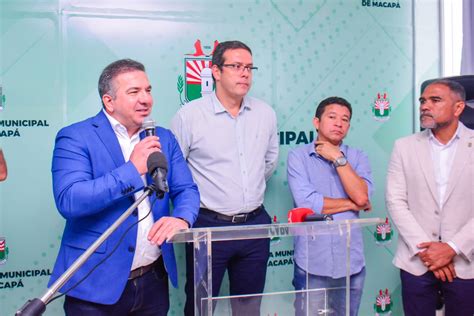 Prefeito de Macapá Dr Furlan anuncia em coletiva de imprensa a