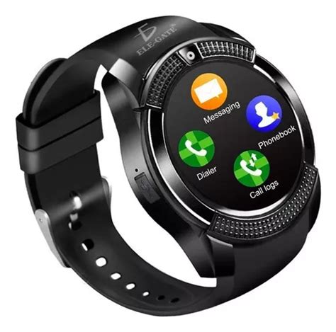 Reloj Smartwatch Inteligente Bluetooth Deportivo Redondo 360 Color De La Caja Blanco Color Del