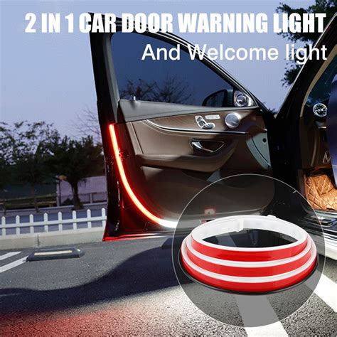 Leadtops Car Led Door Opening Warning Lights Strips Anti Rear End